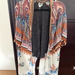 Ivy Jane Multicolor Bohemian Cape